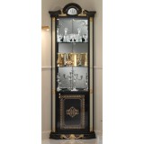 Ben Company BC Betty Day sarok vitrines szekrény - fekete-arany