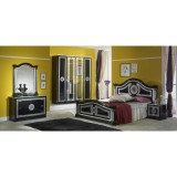 Ben Company BC Serena hálószoba - fekete-ezüst