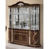 Ben Company BC Venus Day 4-üvegajtós tálalószekrény - dió