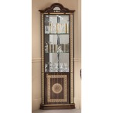 Ben Company BC Venus Day sarok vitrines szekrény - dió