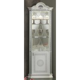 Ben Company BC Venus Day sarok vitrines szekrény - fehér-ezüst