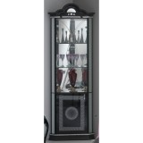 Ben Company BC Venus Day sarok vitrines szekrény - fekete-ezüst