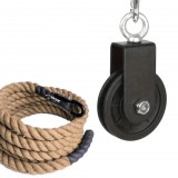 BÉRELHETŐ vastag kötél csigával