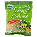Bergland körte-szőlő ízesítésű savanyú cukorka 70g