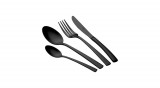 Berlinger Haus  6 személyes rozsdamentes acél evőeszköz készlet, matt fekete
