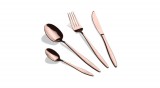 Berlinger Haus 6 személyes rozsdamentes acél evőeszköz készlet, rosegold