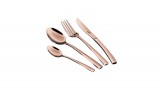 Berlinger Haus 6 személyes rozsdamentes acél evőeszköz készlet, tükörfénnyel, 24 részes, rosegold