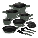 Berlinger Haus BerlingerHaus 15 részes edénykészlet Matte Green Collection