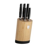 Berlinger Haus BerlingerHaus 6 részes késkészlet bambusz állvánnyal - Black Vantage Collection