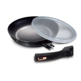 Berlinger Haus BH/1952NO serpenyő levehető nyéllel 28cm - Fekete (BH/1952NO)