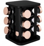 Berlinger Haus Black Rose Collection 13 részes fűszertartó készlet forgatható állvánnyal BH-8559