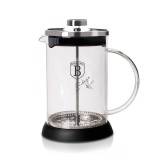 Berlinger Haus Black Silver Collection Dugattyús kávé és teafőző 0,8 L BH-6303A