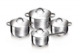 Berlinger Haus Blaumann Gourmet Line 8 részes rozsdamentes acél edénykészlet BL-3115