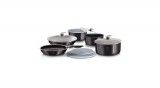Berlinger Haus - Carbon Pro Collection Berlinger Haus Carbon Pro Collection 12 részes edénykészlet márvány bevonattal, lekattintható nyéllel