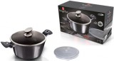 Berlinger Haus Carbon Pro Collection magas lábas márvány bevonattal, kétféle fedővel 28 cm BH-6894