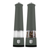 Berlinger Haus Matte Green Collection elektromos só- és borsőrlő szett, 2 részes BH-9885