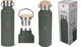 Berlinger Haus Matte Green Collection Kulacs bambusz kupakkal 0,6 L BH-7219