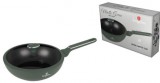 Berlinger Haus Matte Green Collection Wok fedővel 28 cm BH-8159
