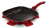 Berlinger Haus Metallic Burgundy Line grill serpenyő márvány bevonattal BH-1271
