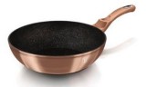 Berlinger Haus Metallic Rosegold Line wok márvány bevonattal, metál külső bevonattal, 30 cm BH-6171