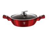 Berlinger Haus MetallicBurgundy Line lábas márvány bevonattal, fedővel, 32 cm BH-1264N