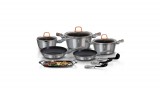 Berlinger Haus - Moonlight Collection Berlinger Haus Moonlight Collection 12 részes edénykészlet titán bevonattal