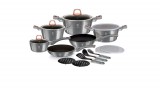 Berlinger Haus - Moonlight Collection Berlinger Haus Moonlight Collection 15+3 részes edénykészlet titán bevonattal