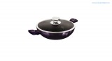Berlinger Haus Purple Eclipse Collection wok titán bevonattal, fedővel, 30 cm BH-7114