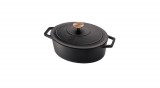 Berlinger Haus - Strong Mold Seria Berlinger Haus Black Rose Collection öntöttvas ovális sütőedény fedővel, 30 cm