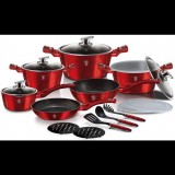 BerlingerHaus 18 db-os edénykészlet Burgundy Metallic Line (BH-7035)