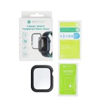 Bestsuit tok hibrid üveggel Apple Watch 10 46mm - fekete