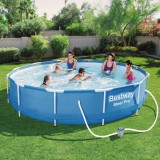 BESTWAY 56394 Merevfalú medence vízforgatóval - 366 x 76 cm - 6473 L