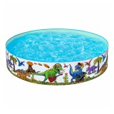 Bestway: Fill 'n Fun™ dinoszauruszos merevfalú pancsoló medence ? 183 x 38 cm