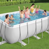 Bestway GRADO Szögletes fémvázas medence szett 412 cm x 201 cm x 122 cm
