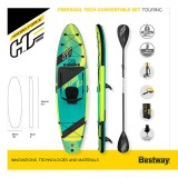 Bestway Hydro-Force Freesoul Tech 2, kajakká alakítható túra SUP deszka szett 340 x 89 x15 cm (2023)