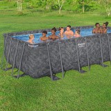 Bestway Malaga szögletes fémvázas APX 365 medence szett 549 x 274 x 132 cm