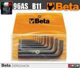 Beta szerszám - 11 darabos hajlított imbuszkulcs készlet műanyag tasakban_96AS_B11