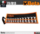 Beta szerszám - 13 részes villáskulcs készlet műanyag tasakban