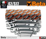 Beta szerszám - 17 részes csillag-villáskulcs készlet