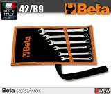 Beta szerszám - 9 részes csillag-villáskulcs készlet műanyag tasakban