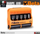 Beta szerszámok - 10 csavarhúzóbetét és mágneses betéttartó, műanyag dobozban_860PE_A10