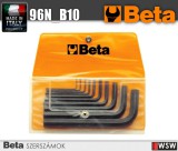 Beta szerszámok - 10 darabos hajlított imbuszkulcs készlet műanyag tasakban_96N_B10