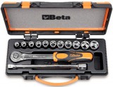 Beta szerszámok - 11 dugókulcs és 2 tartozék fémdobozban_920A_C11