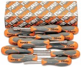 Beta szerszámok - 12 darabos dugókulcs-csavarhúzó készlet bimateriál nyéllel_942BX_S12