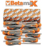 Beta szerszámok - 12 darabos dugókulcs-csavarhúzó készlet bimateriál nyéllel_944BX_S12
