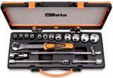Beta szerszámok - 12 dugókulcs és 5 tartozék fémdobozban_920A_C12