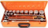 Beta szerszámok - 12 hatlapú dugókulcs és 5 tartozék, fémdobozban_928AS_C12
