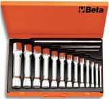 Beta szerszámok - 13 részes erősített tizenkétszögű csőkulcs készlet fémdobozban_930_C13