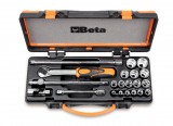 Beta szerszámok - 16 dugókulcs és 5 tartozék fémdobozban_910A_C16Q
