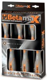 Beta szerszámok - 6 darabos dugókulcs-csavarhúzó készlet bimateriál nyéllel_944BX_D6